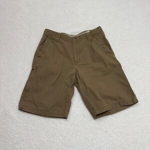 Columbia Mens AM4541 Omni-Shield Cotton Canvas Cargo Utility Shorts Brown 32